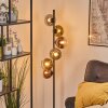 Koyoto Boule lumineuse, Lampadaire 32 cm Or, Clair, Cuivré, Fumé, 6 lumières