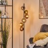 Koyoto Boule lumineuse, Lampadaire 32 cm Or, Clair, Cuivré, Fumé, 6 lumières