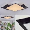 Barullu Plafonnier, Panel LED Noir, Blanc, 1 lumière