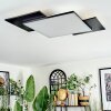 Barullu Plafonnier, Panel LED Noir, Blanc, 1 lumière
