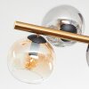 Koyoto Plafonnier, Boule lumineuse Or, Noir, 8 lumières