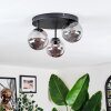 Chehalis Plafonnier, Boule lumineuse 30.5 cm Fumé, 3 lumières