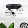 Chehalis Plafonnier, Boule lumineuse 30.5 cm Clair, Fumé, 3 lumières