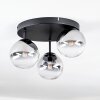Chehalis Plafonnier, Boule lumineuse 30.5 cm Clair, Fumé, 3 lumières