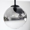 Chehalis Plafonnier, Boule lumineuse 30 cm Clair, Fumé, 3 lumières