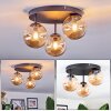 Chehalis Plafonnier, Boule lumineuse 30.5 cm Ambre, 3 lumières