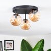 Chehalis Plafonnier, Boule lumineuse 30.5 cm Ambre, 3 lumières