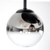 Chehalis Plafonnier, Boule lumineuse 30.5 cm Chrome, Clair, Fumé, 3 lumières