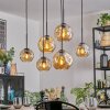 Ripoll Suspension, Boule lumineuse, Suspension Ambre, 6 lumières Ripoll Suspension, Boule lumineuse, Suspension Ambre, 6 lumières