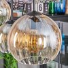 Koyoto Suspension, Boule lumineuse, Suspension Ambre, Clair, 6 lumières