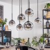 Ripoll Suspension, Boule lumineuse, Suspension Clair, Fumé, 6 lumières