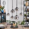 Ripoll Suspension, Boule lumineuse, Suspension Clair, Fumé, 6 lumières