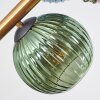 Koyoto Plafonnier, Boule lumineuse Or, Noir, 8 lumières