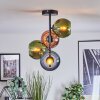 Koyoto Plafonnier, Boule lumineuse 31 cm Bleu, Vert, Cuivré, 4 lumières