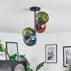 Koyoto Plafonnier, Boule lumineuse 31 cm Bleu, Vert, Cuivré, 4 lumières