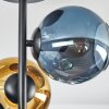 Koyoto Plafonnier, Boule lumineuse 31 cm Bleu, Or, Vert, 4 lumières