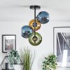 Koyoto Plafonnier, Boule lumineuse 31 cm Bleu, Or, Vert, 4 lumières
