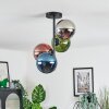 Gastor Plafonnier, Boule lumineuse 32 cm Bleu, Chrome, Vert, Cuivré, Fumé, 4 lumières