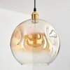 Ripoll Suspension, Boule lumineuse, Suspension Or, 1 lumière