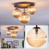Chehalis Plafonnier, Boule lumineuse 32 cm Ambre, 3 lumières Chehalis Plafonnier, Boule lumineuse 32 cm Ambre, 3 lumières