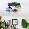 Chehalis Plafonnier, Boule lumineuse 33.5 cm Bleu, Vert, Clair, Cuivré, 3 lumières