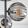 Koyoto Plafonnier, Boule lumineuse 31 cm Fumé, 4 lumières