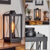 Karan Lampe à poser Noir, 1 lumière