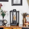 Karan Lampe à poser Noir, 1 lumière