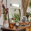 Teral Lampe de miroir, Applique murale LED Chrome, 1 lumière