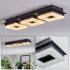 Walon Plafonnier LED Noir, 1 lumière