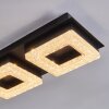 Walon Plafonnier LED Noir, 1 lumière