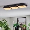 Walon Plafonnier LED Noir, 1 lumière