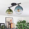 Gastor Plafonnier, Boule lumineuse Bleu, Vert, Clair, 2 lumières