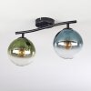 Gastor Plafonnier, Boule lumineuse Bleu, Vert, Clair, 2 lumières
