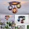 Chehalis Plafonnier, Boule lumineuse 32 cm Bleu, Vert, Cuivré, 3 lumières