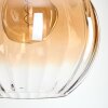 Koyoto Suspension, Boule lumineuse, Suspension Or, 1 lumière