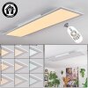 Belan Plafonnier, Panel LED Blanc, 1 lumière, Télécommandes