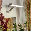 Zaire Lampe de miroir, Applique murale LED Chrome, Argenté, 1 lumière, Détecteur de mouvement