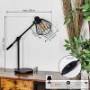 Albreda Lampe à poser LED Noir, 1 lumière