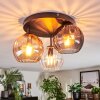Koyoto Plafonnier, Boule lumineuse 30 cm Ambre, Clair, Fumé, 3 lumières Koyoto Plafonnier, Boule lumineuse 30 cm Ambre, Clair, Fumé, 3 lumières
