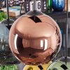 Koyoto Suspension, Boule lumineuse, Suspension Bleu, Or, Vert, Cuivré, 6 lumières