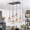 Koyoto Suspension, Boule lumineuse, Suspension Ambre, Clair, 6 lumières