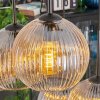 Koyoto Suspension, Boule lumineuse, Suspension Ambre, Clair, Fumé, 6 lumières