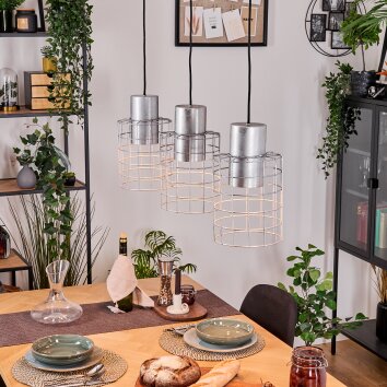 Neran Suspension, Suspension Zingué, 3 lumières