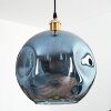 Ripoll Suspension, Boule lumineuse, Suspension Or, 1 lumière