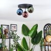 Chehalis Plafonnier, Boule lumineuse 30 cm Bleu, Vert, Cuivré, 3 lumières Chehalis Plafonnier, Boule lumineuse 30 cm Bleu, Vert, Cuivré, 3 lumières
