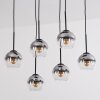 Koyoto Suspension, Boule lumineuse, Suspension Clair, Fumé, 6 lumières