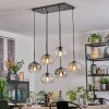 Apedo Suspension, Boule lumineuse, Suspension Ambre, Clair, Fumé, 6 lumières