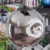 Ripoll Suspension, Boule lumineuse, Suspension Ambre, Clair, Fumé, 6 lumières