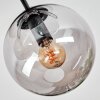 Gastor Plafonnier, Boule lumineuse 30 cm Fumé, 3 lumières